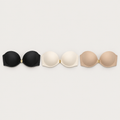 Trois soutiens-gorge push-up sans bretelles : noir, crème, beige