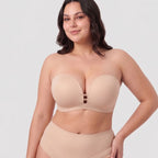 Brasier Strapless Con Triple Cierre Frontal