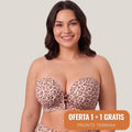 Brasier Strapless Con Triple Cierre Frontal
