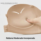 Brasier Strapless Con Doble Cierre Frontal