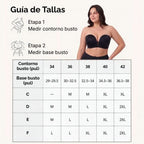 Brasier Strapless Con Triple Cierre Frontal